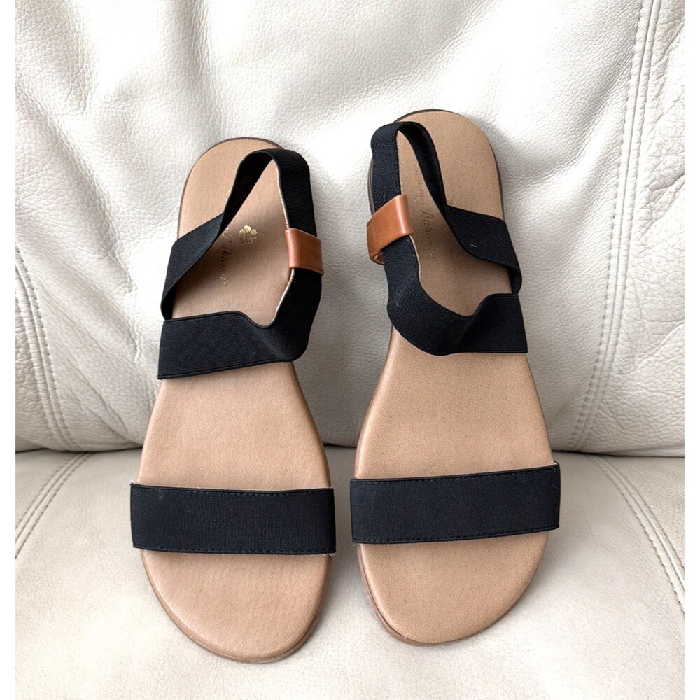 Tommy Bahama Women’s Strappy Sandals Size 10M Briana Flat Slingback Black